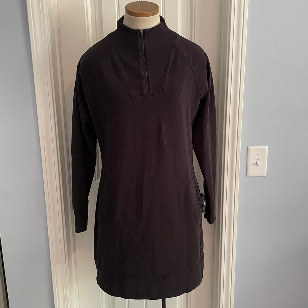 American Giant Large Black Moto Sweatshirt DRESS